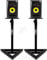 Gorilla DJ Studio GSM-100 Studio Monitor Speaker Floor Stands with Foam Pads Height and Positioning Adjustments