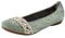 Rieker Damen 41466 Geschlossene Ballerinas, Grün 52, 38 EU