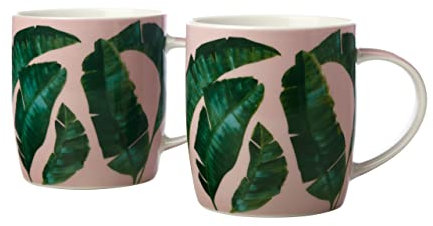 Maxwell & Williams KL0100 Haven Becher-Set aus Porzellan, Rosa, 380 ml, in Geschenkbox