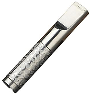 Porte-cigarettes en titane avec filtre, pour homme avec gravure de glace pour cigarettes Extar Slim et de taille normale