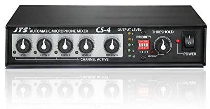 JTS CS-4 Automatic 4 Channel Microphone Mixer