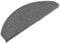 vidaXL Stufenmatten 15 STK., Treppenmatten für Treppenstufen, Treppenteppich Selbstklebend, Treppenstufenmatte Treppenschutz, 65x22,5x3,5cm Grau
