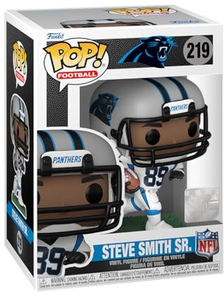 Funko POP! NFL: Legends-Steve Smith Sr. Smith Sr - (Panthers) - NFL Legends - Vinyl-Sammelfigur - Geschenkidee - Offizielle Handelswaren - Spielzeug Für Kinder Und Erwachsene - Sports Fans