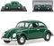 Ixo Volkwagen Käfer Coupe Grün 1938-2003 1/24 Modell Auto mit individiuellem Wunschkennzeichen