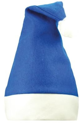 Weihnachtsmütze - Blau - Filz - One Size, blu, Einheitsgröße