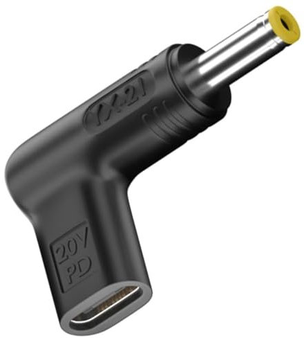100W PD USB C auf DC Adapter 5.5 x 1.7 mm, USB C Buchse auf DC 19V Stecker Adapter, Typ USB C auf 5.5 x 1.7 mm Adapter gemacht für Acer Laptop Serie