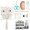 FREEBLOSS Macrame Owl Kit for Beginners Macrame Wall Hanging Kit DIY Macrame Kit with Instruction Macrame Hanging Decor for Adults Gift with Video Tutorials
