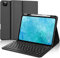 WAVATA Funda Teclado para iPad Pro 11'' M4 2024 - Teclado Funda para iPad Pro 11'' A2836 A2837 A3006- Español Ñ Tecla Bluetooth Desmontable- Negro