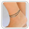 Aneneiceera Bracelet De Cheville En Cuir Noir Avec Ancre Bracelet De Cheville En Cuir Noir Bracelets De Cheville En Corde Bracelets De En Chaîne Bijoux De Pied Pour Femmes Et Filles Cadeaux De Voile