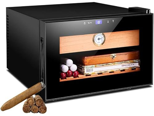 GEJLELDS Elektrischer Humidorschrank für Zigarren, Befeuchtungsbox für Zigarren mit thermostatischer Luftfeuchtigkeit und konstanter elektrischer 25-Liter-Feuchtigkeitsspender-Zigarrenschrank