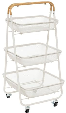 5five - servierwagen mit rollen mayaj 3 ebenen 48x41,5cm