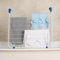OHS Over Bath Clothes Airer, Laundry Drying Rack for Washing Over Bath Airers Clothes Indoor Foldable Lightweight Compact for Bathrooms - White, One Size