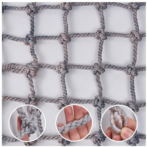 Outdoor Climbing Cargo Net for Playground Training 10 * 13ft Climbing Frame Rope Net with Rope Ladder Ideal for Indoor and Outdoor Playgrounds
