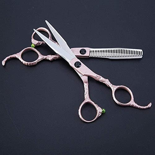 Professional Hairdressing Scissors Rose Gold Scorpion Hair Barber Scissors Set Scissors Hair Scissors Quality Salon 6 Inch