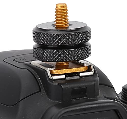 Vis 14'', Vis 1 4'', Griffe Porte-accessoires 1 Vis 4 Tr pour Flash Adaptateur de Trépied Chaud, Accessoire de Montage pour Support, Appareil Photo Largement Applicable,