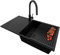PRIMAGRAN Lavandino da Cucina Tutto Nero 90x50cm, Lavello da Cucina a 1 vasca + Sifone Classico + Rubinetto 40x22cm + Accessorio, Lavabo da Cucina Incasso al mobile 60cm - Ibiza