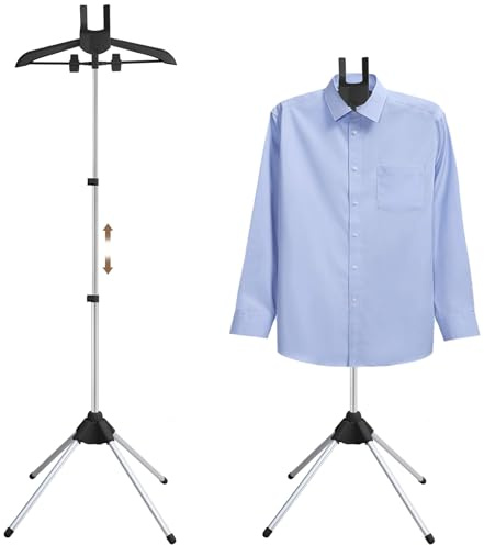 Abiglifty 34-63 Inch Adjustable T Shirt Display,Portable Clothing Display Stand Mannequin Torso for Vendors, Clothes Steamer Stand for Adults & children Clothing Dress
