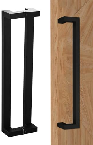 Générique Poignée de Porte Coulissante,Barre De Tirage Longue 60 Cm En Acier Inoxydable Pour Meuble - Quincaillerie Robuste Intérieur/Extérieur Pour Portes, Placards Et Meubles