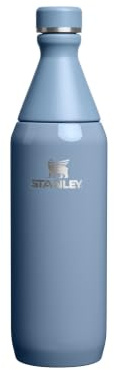 Stanley 1913 All Day Slim Botella Agua 0.6L - Indigo Gloss | Fría Durante 6 Horas - Helada Durante 11 Horas - Cantimplora Termica Sin BPA - Antifugas - Apta Para Lavavajillas