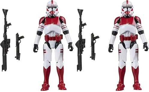 Star Wars The Vintage Collection Imperialer Shock Trooper, The Clone Wars Premium Action-Figur (9,5 cm) (Packung mit 2)