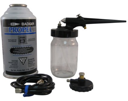 Badger Air-Brush Co. 250-4 Mini Spray Gun Set with Propel
