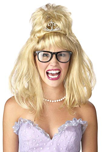 Prom Queen Nightmare Blond Adult Costume Wig