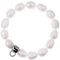 Dream Charms Armband mit Charm Träger 925 Sterling Silber Süßwasserzuchtperlen 19 cm