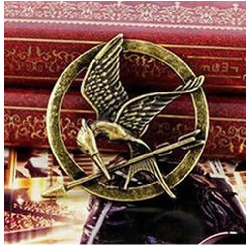 Estone Broche de la insignia de los juegos del hambre BN