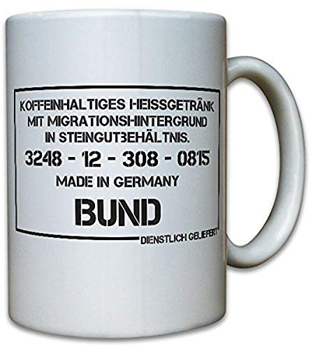 Koffeinhaltiges Heißgeträk mit Migrationshintergrund - Tasse #10121