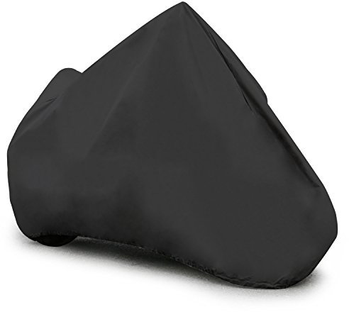 Budge Soft Stretch Motorcycle Cover Indoor, Black, Scratchproof, Universal Fit, Fits up to 114