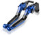 CNC Aluminium Kupplung GSX S 750 Bremshebel kupplungshebel Set Klappbar Ausziehbar Für GSX-S 750 GSXS 750 2011-2020 Blau