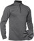TACVASEN Herren Fleecepullover Winter Warme 1/4 Zip Langarm Sport Shirt Laufshirt Ski Pullver Männer (XL, Dunkelgrau)