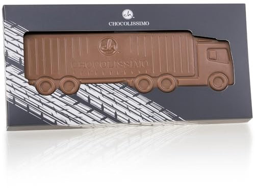 CHOCOLISSIMO – Camion en Chocolat – Idée Cadeau Drôle, idée cadeau rigolote chocolat, voiture anniversaire enfant, camion en chocolat, original fête des pères, noël, cadeau gourmand automobile