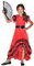 amscan Flamenco-Kostüm für Mädchen, multi, 128