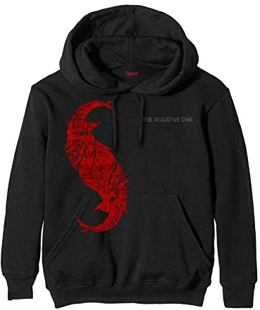 Slipknot Kapuzenpullover Goat S Band Logo Nue offiziell Herren Schwarz Pullover