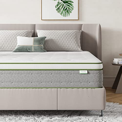 Novilla Matratze 90x190 Tonnentaschenfederkernmatratze Höhe 20cm Härtegrad H2 H3 Öko Tex Zertifiziert Rollmatratze mit Gel Memory Schaum Mittelfest Punktelastizität