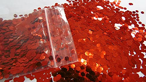 HoitoDeals 10g Red Metallic Glitter Cosmetic Chunky Nail Art Eye Festival Body Decor For Art & Craft Item (3mm)