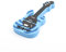 Hsthe Sea Clé USB 2.0 32 Go en forme de guitare mignonne de dessin animé pour stockage de données (bleu)