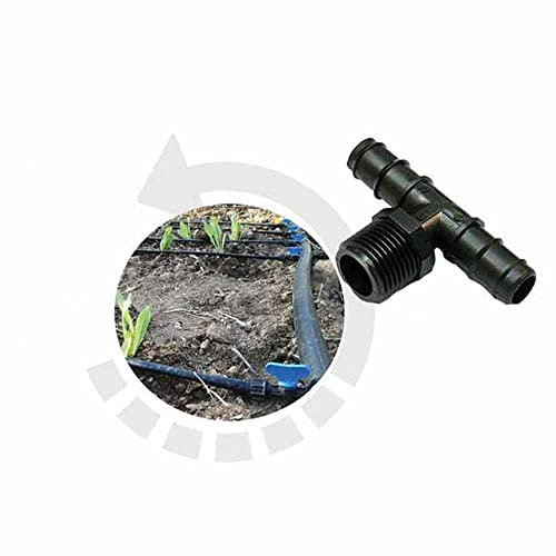 Opengardenweb Set raccordi per impianto irrigazione - 10x TEE 20x20x3/4 M - per tubo rigido o ala gocciolante da 20 mm (10x TEE 20x20x3/4 inch)