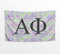 Pro-Graphx Alpha Phi Flagge mit griechischer Sorororität und Brüderschaft, 91 x 152 cm