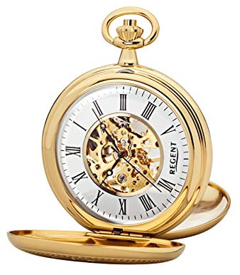 Regent Analog Mechanisches Handaufzugswerk Taschenuhr 11330093
