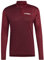 adidas Men's Terrex Multi Half-Zip Long Sleeve T-Shirt, Shadow Red, S