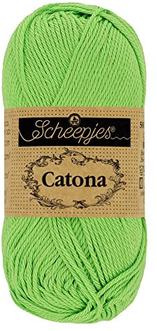 Scheepjes - Scheepjes Catona 513 Apple Granny Yarn - 1x10g