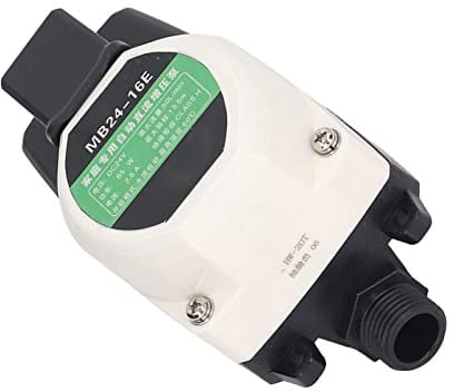 Water Pressure Booster Pump, DC24V 13.5m / 44.3ft Rated Head ABS Low Noise Auto Control Shower Booster Recirculating Pump for Bathroom