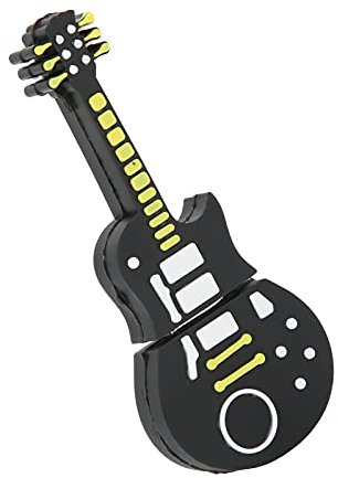 Yunseity Memoria USB, USB 2.0 con Forma de Guitarra Pen Drive Novedad, Unidad USB Portátil (16 GB)