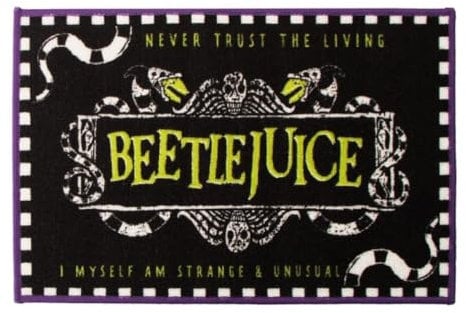 Atmosphere Primark licensed Beetlejuice doormat - halloween decoration rug door mat