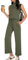 Casly Lamiit 2-teiliges Sommer-Outfit für Damen, Stehkragen, Tank-Top, kurze Hose mit weitem Bein, Lounge-Sets, modischer Trainingsanzug, Army Grün, XS