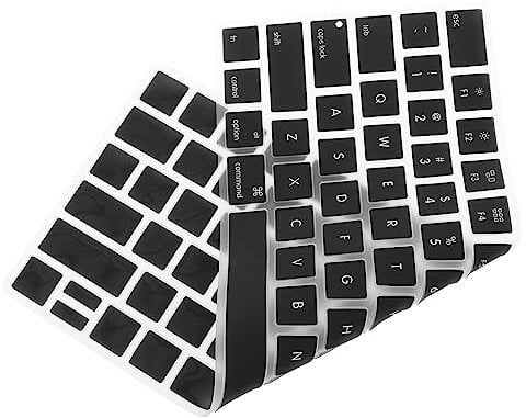 HOMSFOU Keyboard Protector Skin for Pro Waterproof Cover Protects against Water and Dust Black