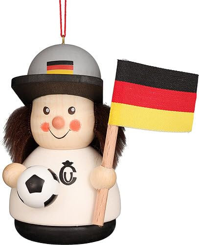 Christbaumschmuck Wackelmännchen Fußballer - 7,5 cm