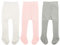 Century Star collants bébé fille collant enfant fille collant bebe fille 0-4 ans coton Rose Blanc Gris clair 1-2 ans